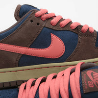 Nike SB Dunk Low Pro Shoes - Baroque Brown / Adobe - Midnight Navy thumbnail