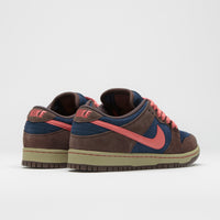 Nike SB Dunk Low Pro Shoes - Baroque Brown / Adobe - Midnight Navy thumbnail
