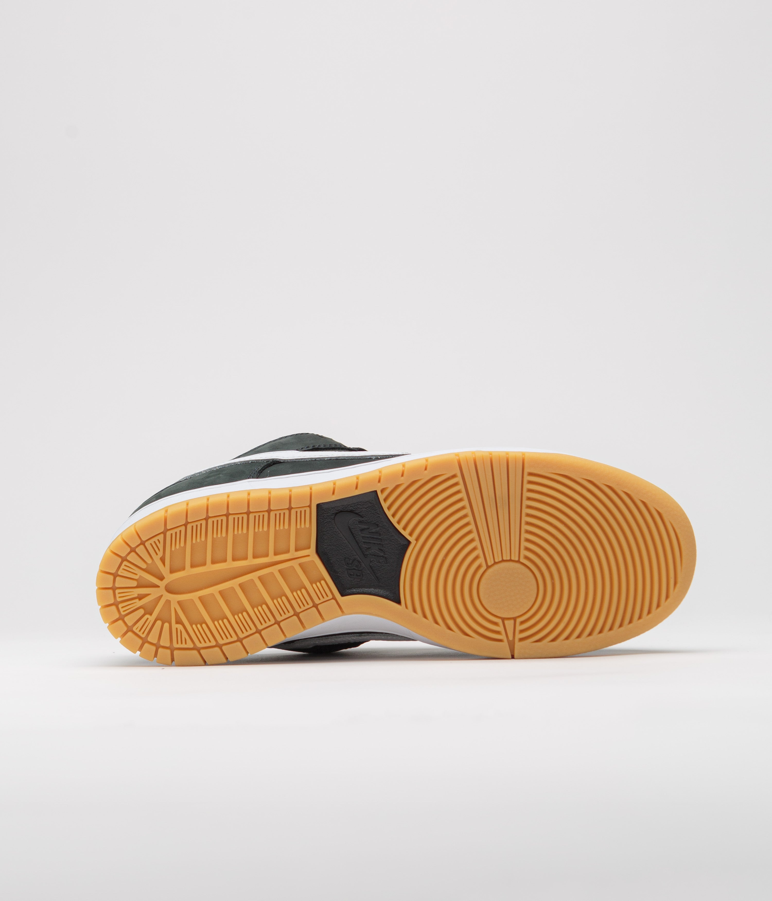 Nike SB Dunk Low Pro Shoes - Black / White - Black - Gum Light Brown | Flatspot