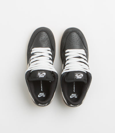 Nike SB Dunk Low Pro Shoes in Black and White and Black - Gum Light Brown - Black