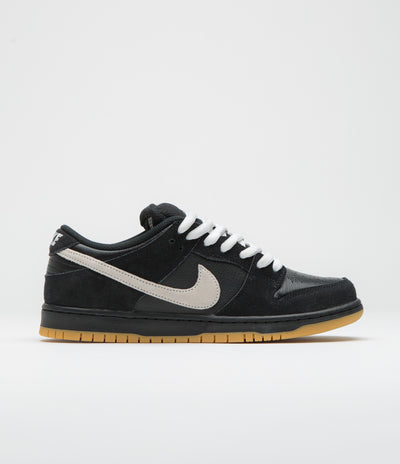 Nike SB Dunk Low Pro Shoes in Black and White and Black - Gum Light Brown - Black
