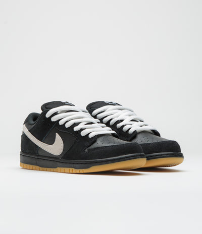Nike SB Dunk Low Pro Shoes in Black and White and Black - Gum Light Brown - Black
