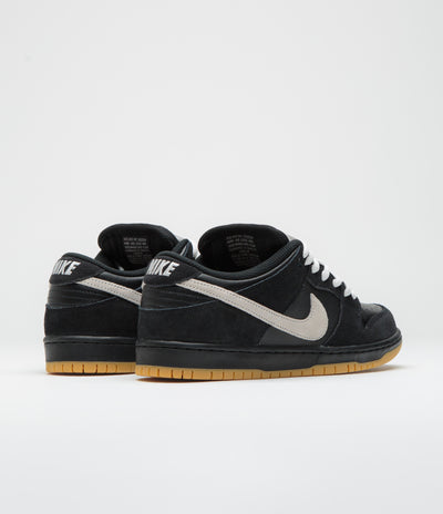 Nike SB Dunk Low Pro Shoes in Black and White and Black - Gum Light Brown - Black