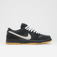 Nike SB Dunk Low Pro Shoes in Black and White and Black - Gum Light Brown - Black thumbnail