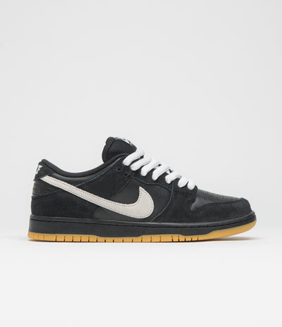 Nike SB Dunk Low Pro Shoes in Black and White and Black - Gum Light Brown - Black