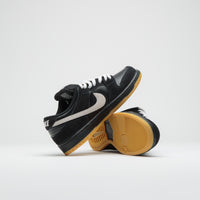 Nike SB Dunk Low Pro Shoes in Black and White and Black - Gum Light Brown - Black thumbnail