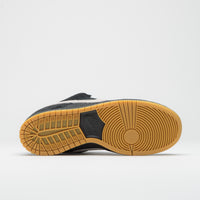 Nike SB Dunk Low Pro Shoes in Black and White and Black - Gum Light Brown - Black thumbnail