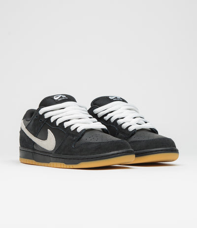 Nike SB Dunk Low Pro Shoes in Black and White and Black - Gum Light Brown - Black