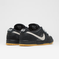 Nike SB Dunk Low Pro Shoes in Black and White and Black - Gum Light Brown - Black thumbnail