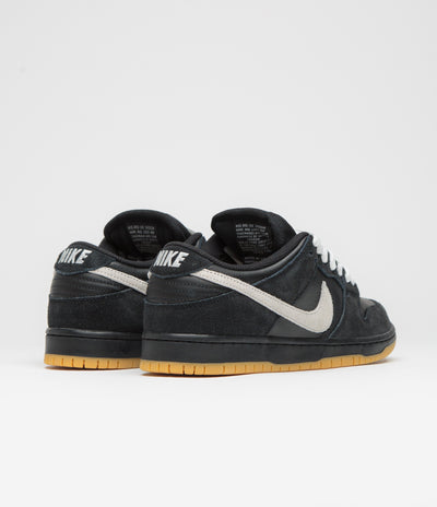 Nike SB Dunk Low Pro Shoes in Black and White and Black - Gum Light Brown - Black