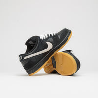 Nike SB Dunk Low Pro Shoes in Black and White and Black - Gum Light Brown - Black thumbnail