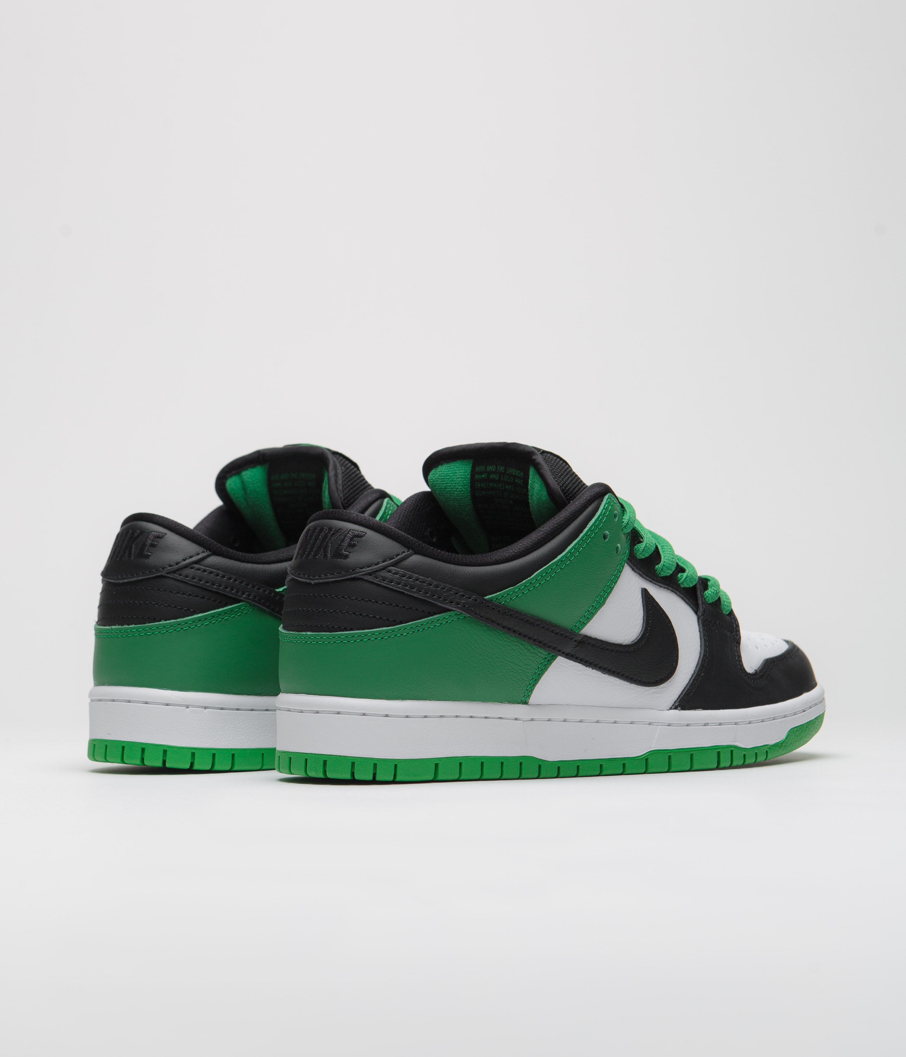 Nike SB Dunk Low Pro Shoes - Classic Green / Black - White - Classic G ...
