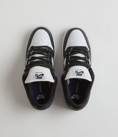 Nike SB Dunk Low Pro Shoes - Court Purple / Black - White - Court Purple