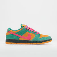 Nike SB Dunk Low Pro Shoes - Green Noise / Watermelon - Light Curry thumbnail