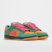 Nike SB Dunk Low Pro Shoes - Green Noise / Watermelon - Light Curry thumbnail