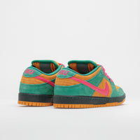Nike SB Dunk Low Pro Shoes - Green Noise / Watermelon - Light Curry thumbnail
