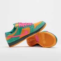 Nike SB Dunk Low Pro Shoes - Green Noise / Watermelon - Light Curry thumbnail