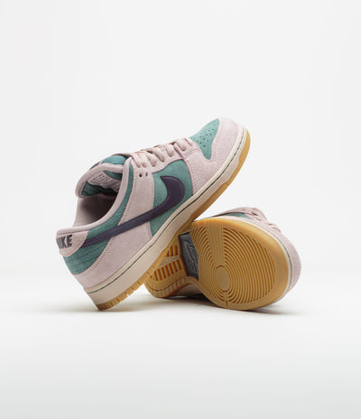 Nike SB Dunk Low Pro Shoes - Mineral Slate / Dark Raisin - Particle Rose