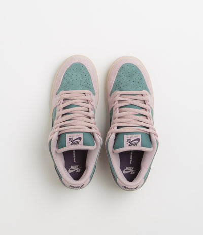 Nike SB Dunk Low Pro Shoes - Mineral Slate / Dark Raisin - Particle Rose