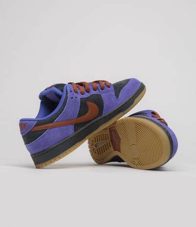 Nike SB Dunk Low Pro Shoes - Persian Violet / Cinnamon - Off Noir