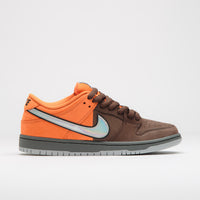 Nike SB Dunk Low Pro 'Muni Fast' Shoes in Safety Orange and Wolf Grey and Baroque Brown thumbnail