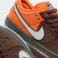 Nike SB Dunk Low Pro 'Muni Fast' Shoes in Safety Orange and Wolf Grey and Baroque Brown thumbnail