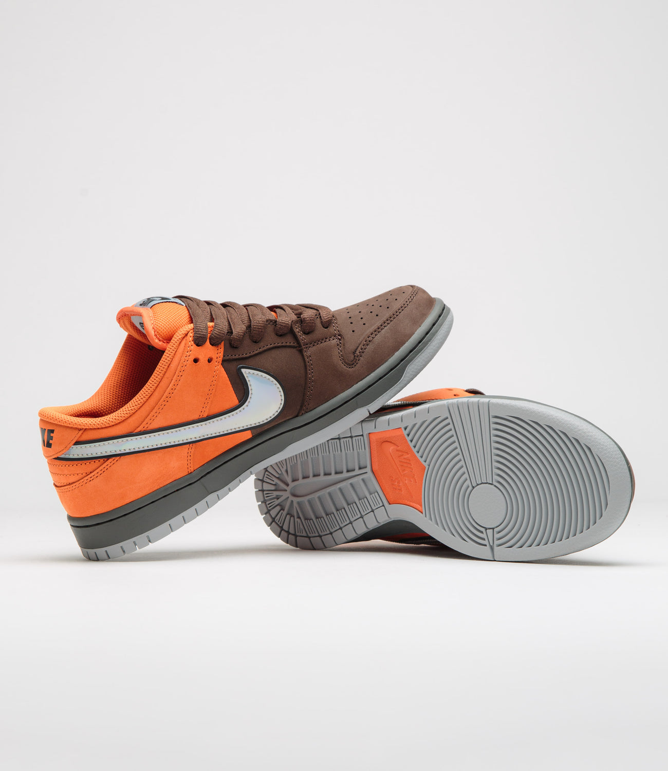 nike orange grey shoes