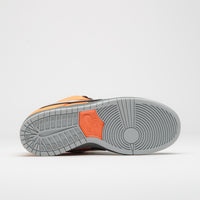 Nike SB Dunk Low Pro 'Muni Fast' Shoes in Safety Orange and Wolf Grey and Baroque Brown thumbnail