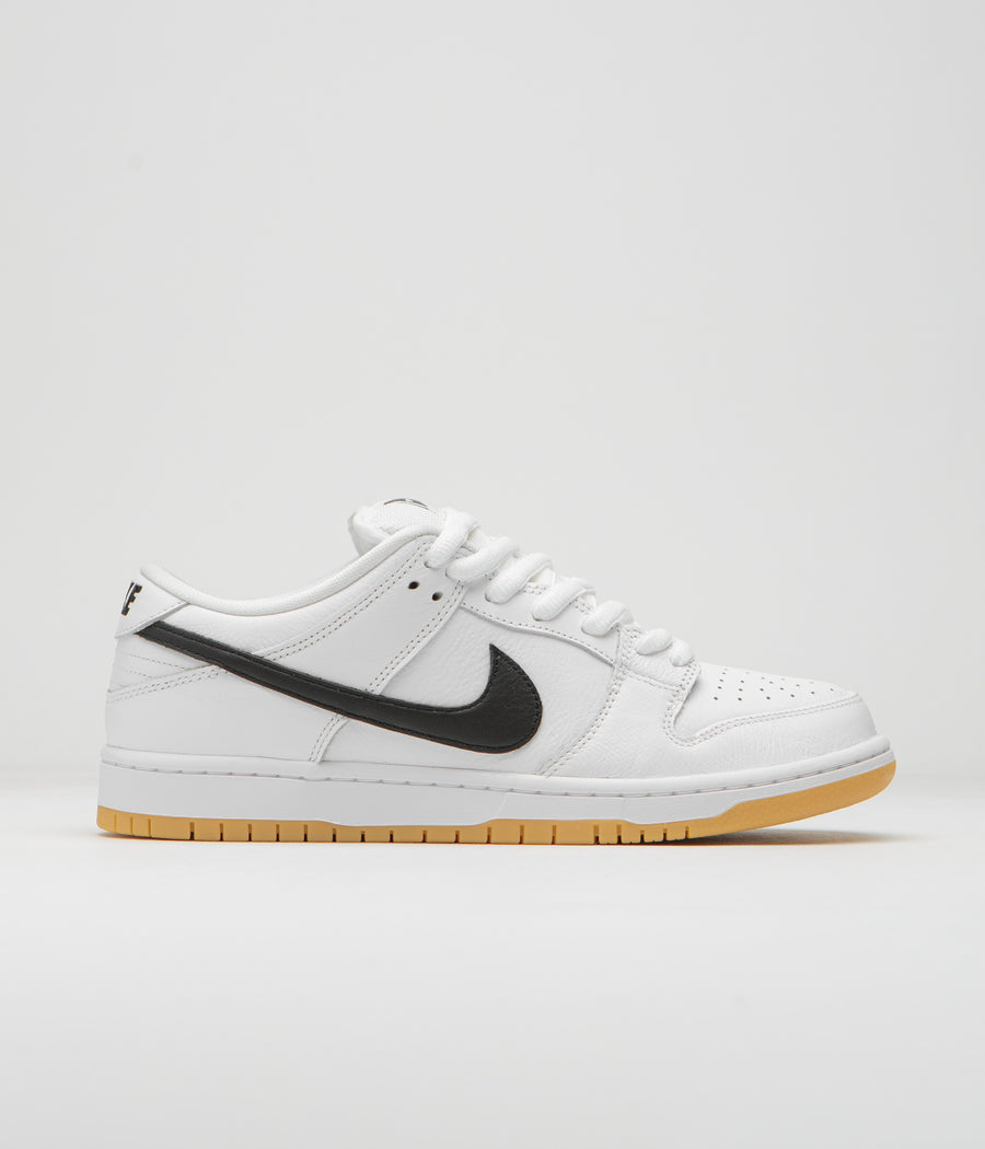 nike air force 1 low grey suede sneakers shoes - White / Black - White - Gum Light Brown