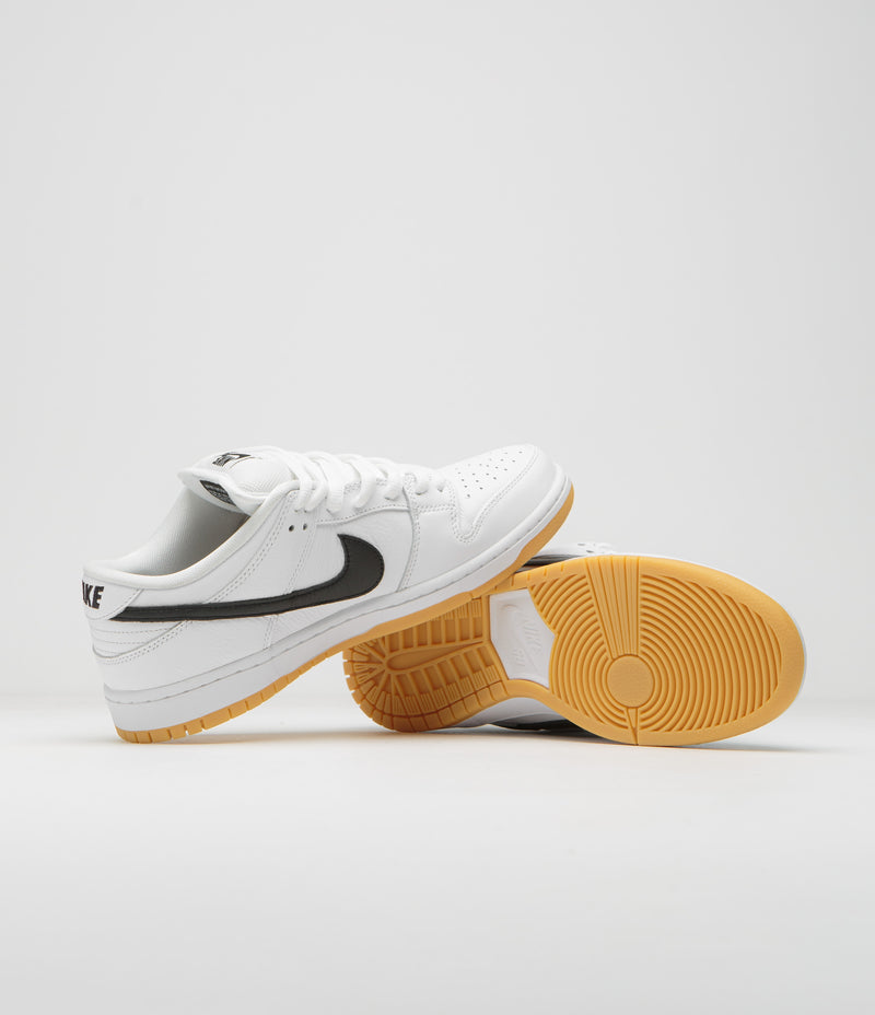 Nike SB Dunk Low White Black main image 1