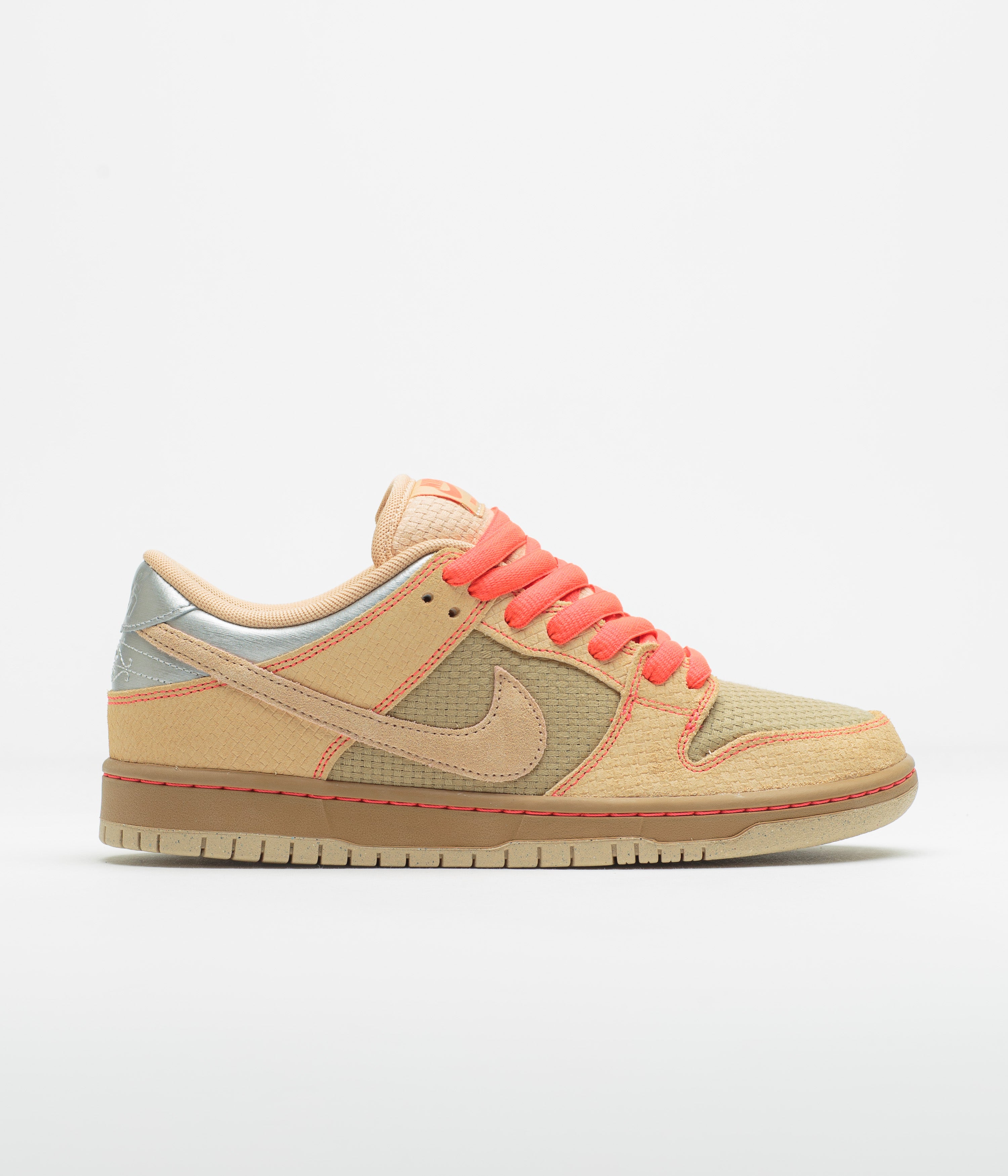 Nike SB Dunk Low Pro 'Som Tum' Shoes in Canvas and Vachetta Tan and Parachute Beige