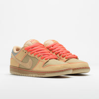 Nike SB Dunk Low Pro 'Som Tum' Shoes in Canvas and Vachetta Tan and Parachute Beige thumbnail