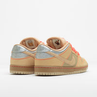 Nike SB Dunk Low Pro 'Som Tum' Shoes in Canvas and Vachetta Tan and Parachute Beige thumbnail