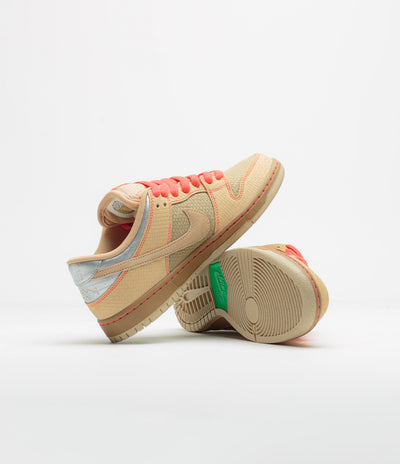 Nike SB Dunk Low Pro 'Som Tum' Shoes in Canvas and Vachetta Tan and Parachute Beige