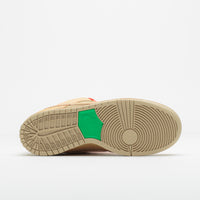 Nike SB Dunk Low Pro 'Som Tum' Shoes in Canvas and Vachetta Tan and Parachute Beige thumbnail