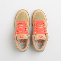 Nike SB Dunk Low Pro 'Som Tum' Shoes in Canvas and Vachetta Tan and Parachute Beige thumbnail