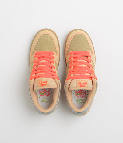 Nike SB Dunk Low Pro 'Som Tum' Shoes in Canvas and Vachetta Tan and Parachute Beige