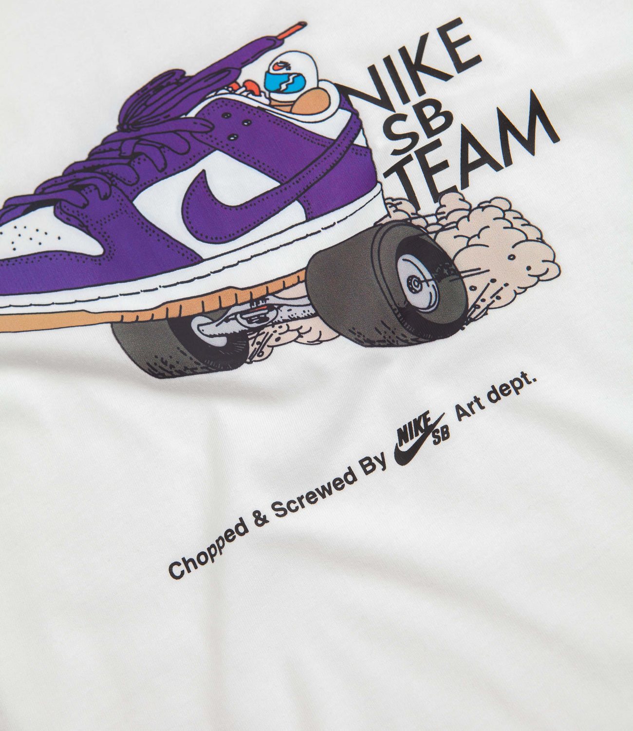 NIKE SB DUNK TEAM T-SHIRT WHITE L