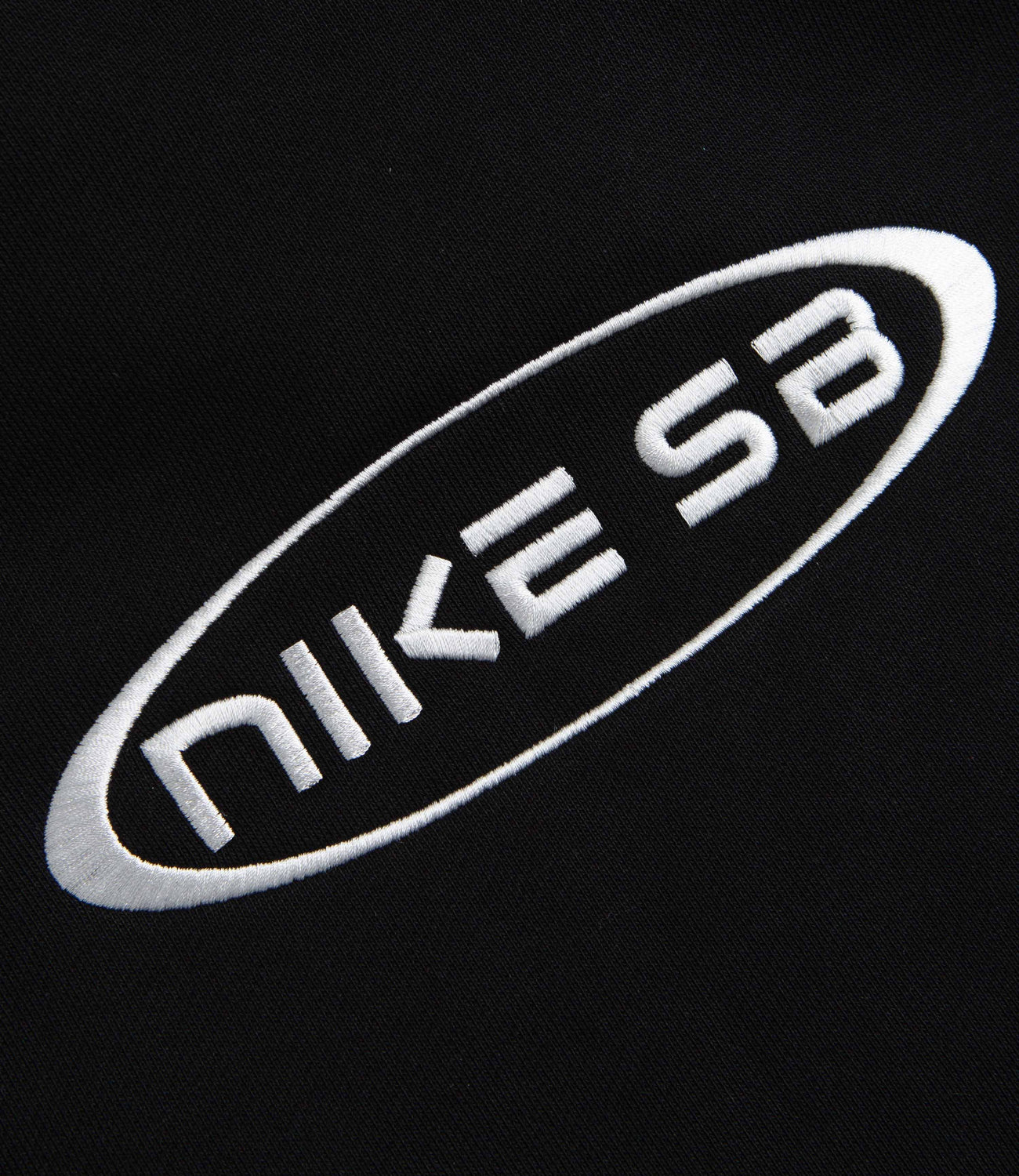 Nike SB Embroidered Graphic Hoodie - Black / White | Flatspot