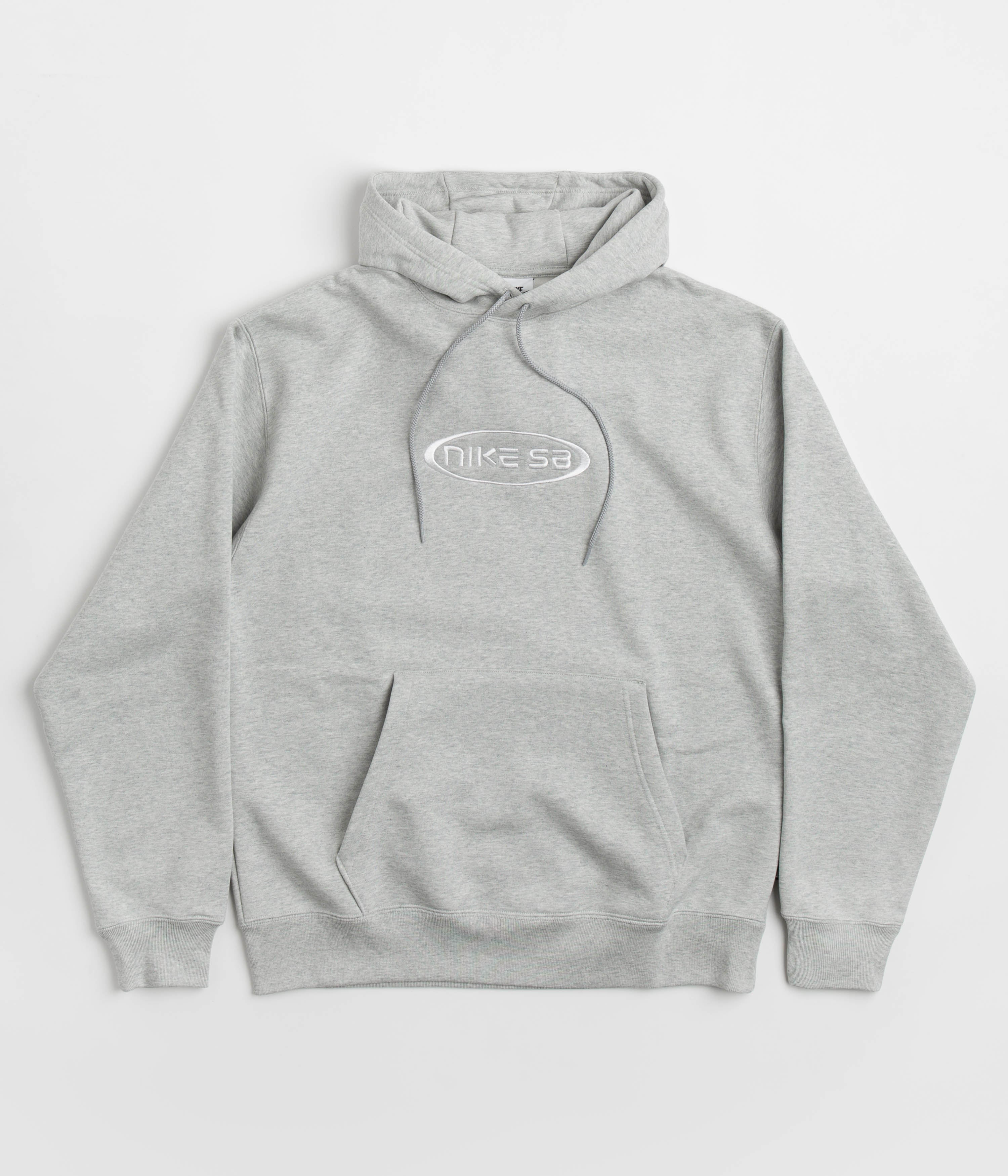 Nike SB Embroidered Graphic Hoodie Grey Heather / White Flatspot