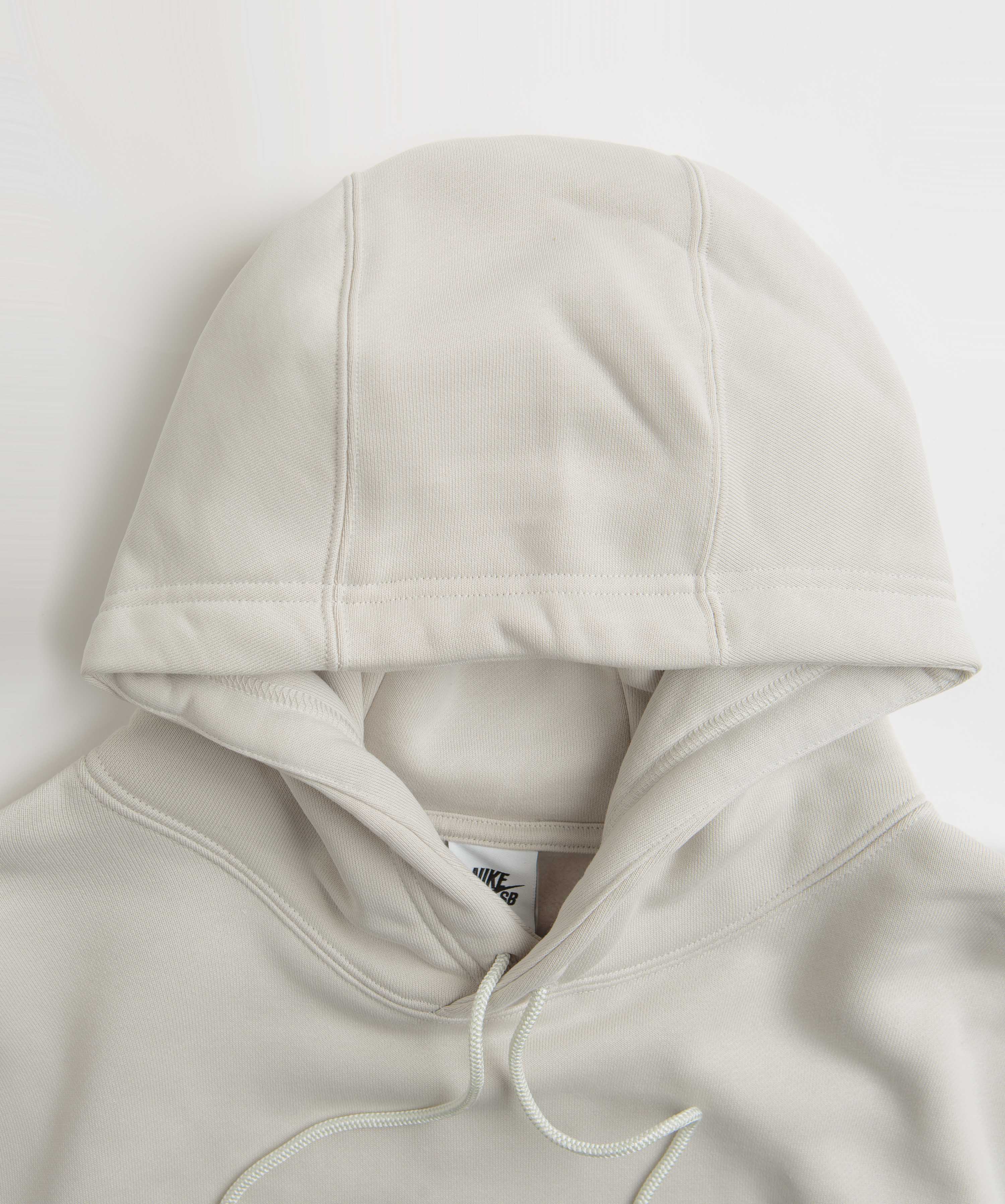 nikelab hoodie light bone