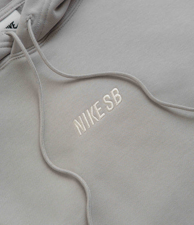Nike SB Essential LBR Hoodie in Light Iron Ore and Coconut Milk