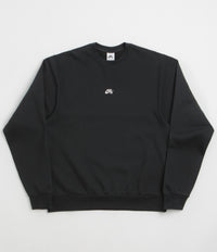 Nike SB Essential Logo Crewneck Sweatshirt in Black and White