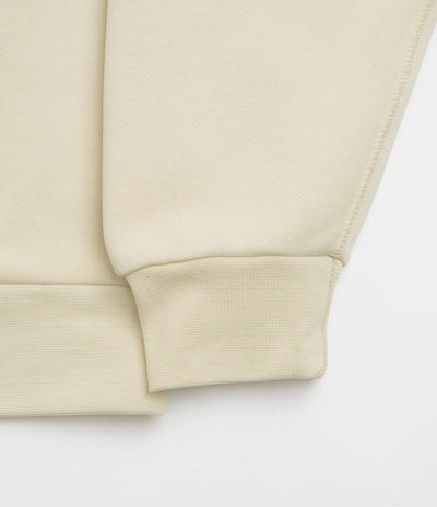 Nike SB Essential Logo Crewneck Sweatshirt in Light Khaki and White