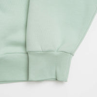 Nike SB Essential Logo Full Zip Hoodie in Pistachio Frost and White thumbnail