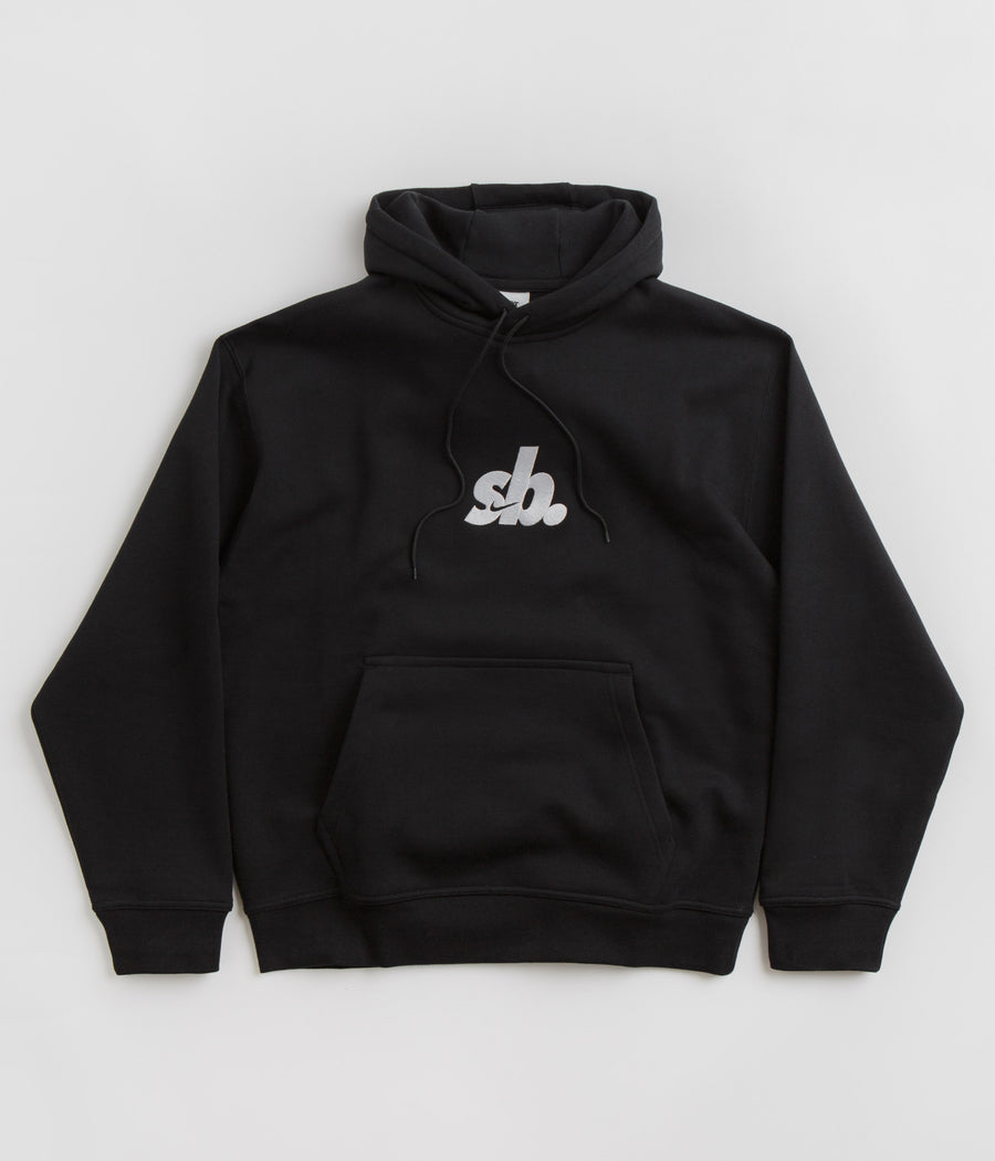 Nike SB Essential Logo Hoodie - Black / White