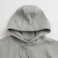 Nike SB Essential Logo Hoodie in Dark Grey Heather and White thumbnail