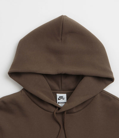 Nike SB Essential Logo Hoodie - Dark Hazel / White