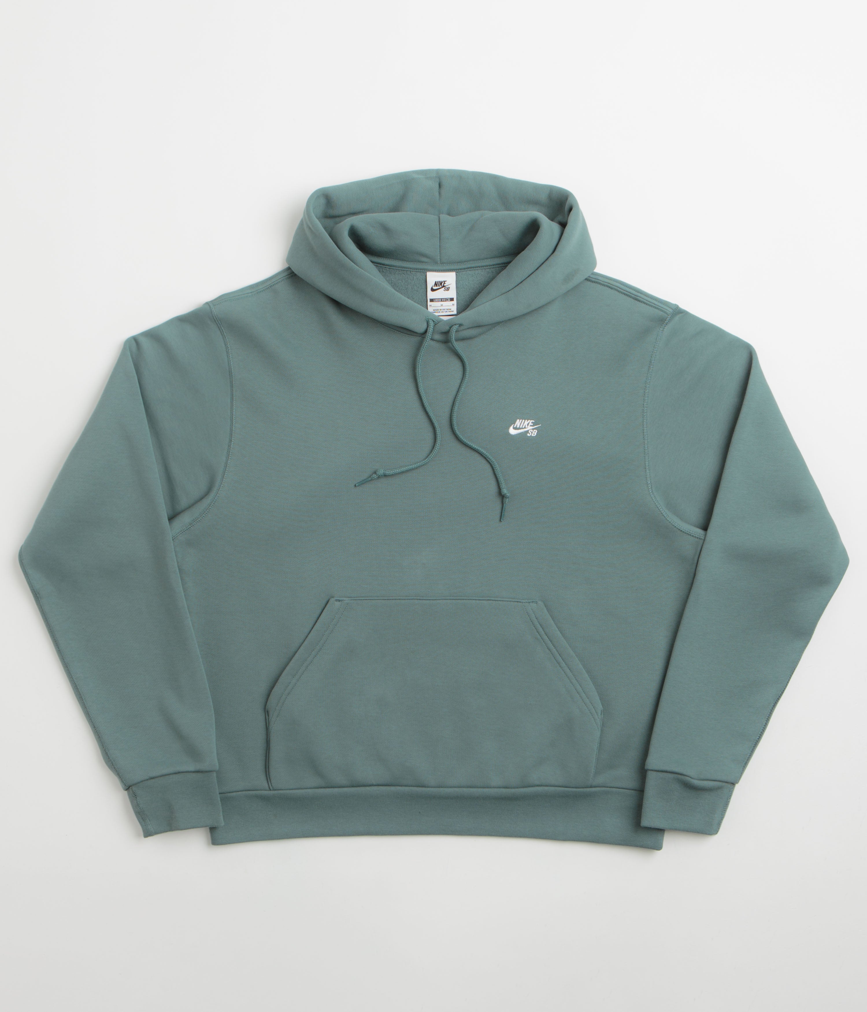 Nike SB Essential Logo Hoodie - Mineral Slate / White