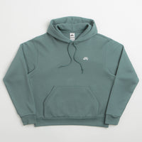 Nike SB Essential Logo Hoodie in Mineral Slate and White thumbnail
